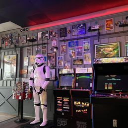 Decor of Bit Burger & Storm Trooper