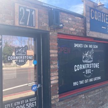Cornerstone BBQ - Outside - Barbeque Near Me - Beaumont, California