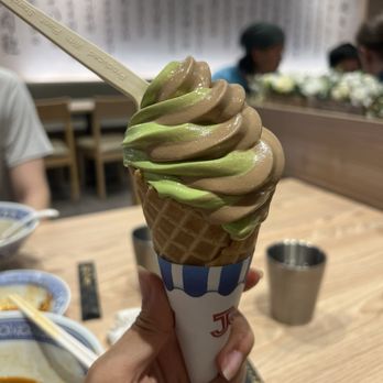Duan’s Kitchen - Matcha and Earl Gray soft serve - Noodles Near Me - Cupertino, California Duan’s Kitchen - Matcha and Earl Gray soft serve - Noodles Near Me - Cupertino, California
