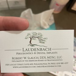Laudenbach Periodontics & Dental Implants - Business card