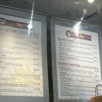 Cafe De Arts - Menu - Sandwiches Near Me - Waukesha, Wisconsin