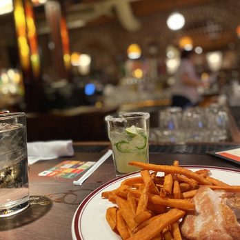Mike's American - Plain grilled chicken, sweet potato fries, and spicy margarita - American Near Me - Springfield, Virginia Mike's American - Plain grilled chicken, sweet potato fries, and spicy margarita - American Near Me - Springfield, Virginia
