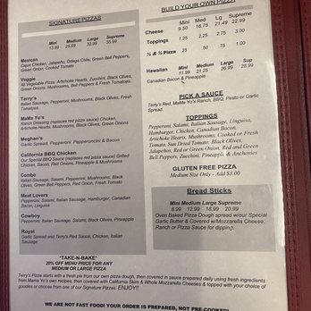 Terry's Pizzeria & Grill - Menu - Pizza Near Me - Georgetown, California Terry's Pizzeria & Grill - Menu - Pizza Near Me - Georgetown, California