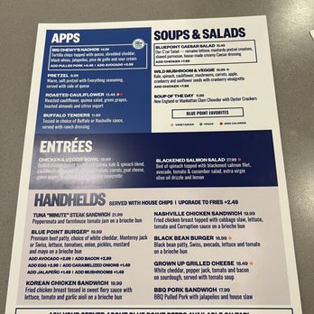 Blue/Point Brewing - Menu - Brewpubs Near Me - Queens, New York