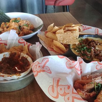 Joyride Taco House - Corn Fries Cheese y Mas Charred Habanero Salsa CRISPY SHRIMP AL PASTOR - Tacos Near Me - Phoenix, Arizona Joyride Taco House - Corn Fries Cheese y Mas Charred Habanero Salsa CRISPY SHRIMP AL PASTOR - Tacos Near Me - Phoenix, Arizona