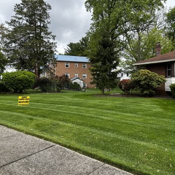 Cam's Services - a lawn in front of a house - Lawn Services Near Me