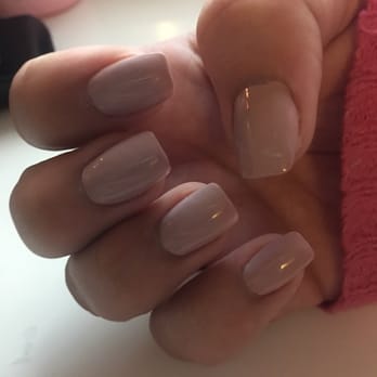 Hands and Feet Nail Spa - Right hand. Edges are messy and polish is too thick! - Nail Salons Near Me - Carson, California