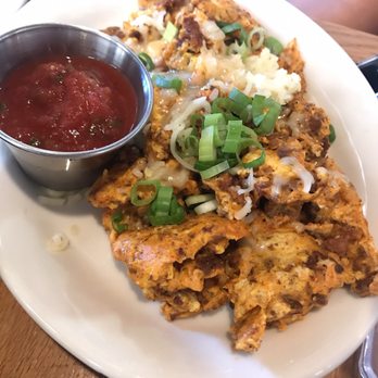 The Peach Cafe - House Chorizo Egg Scramble - New American Near Me - Monrovia, California