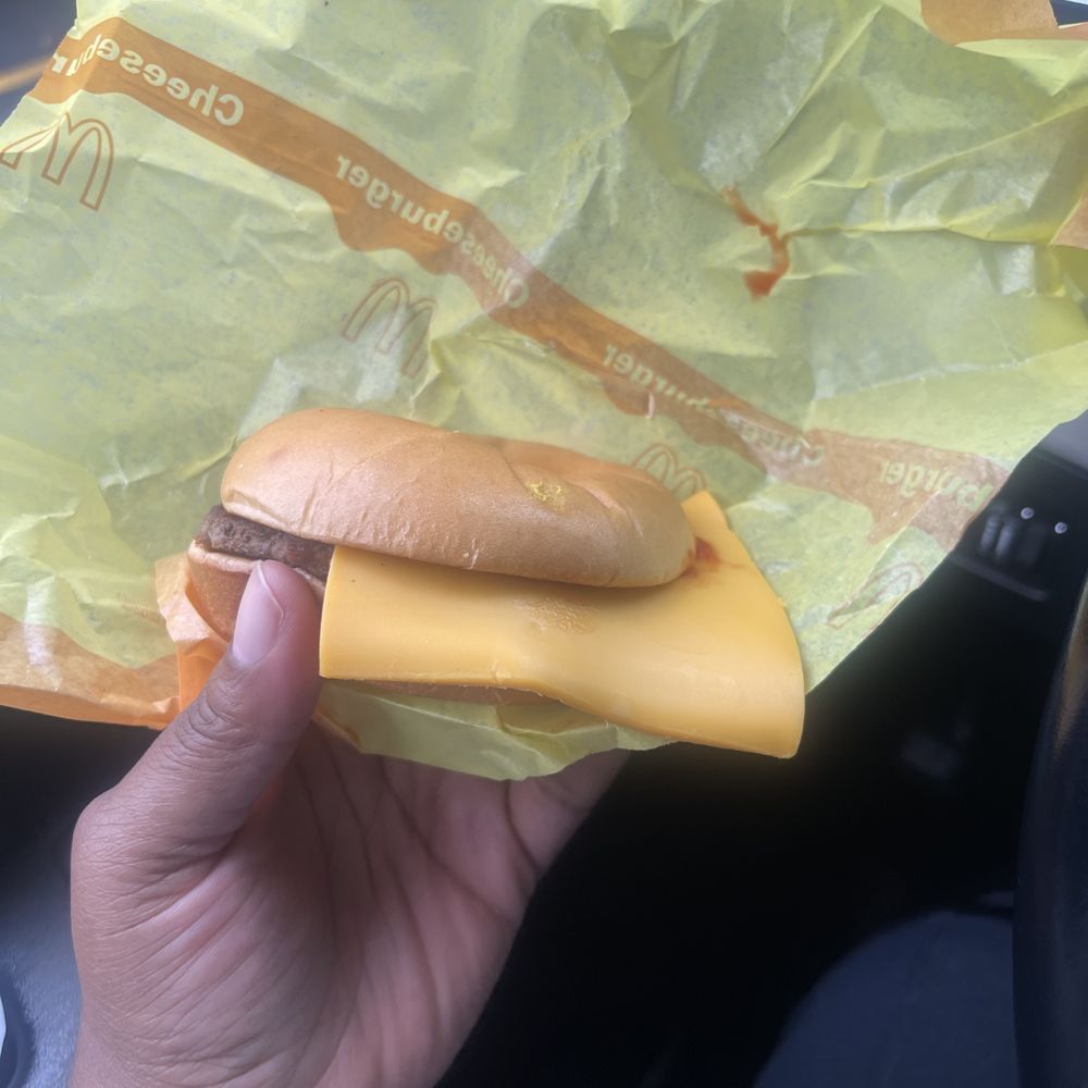 McDonald's - This is the cheeseburger I received in my kids meal. - Fast Food Near Me - Elizabeth City, North Carolina McDonald's - This is the cheeseburger I received in my kids meal. - Fast Food Near Me - Elizabeth City, North Carolina