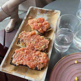 Little Palm - Pan con tomatoe - Cocktail Bars Near Me - Charleston, South Carolina