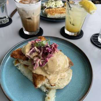 Mala Ocean Tavern - Special fried chicken Benedict and Ahi Benedict. - Seafood Near Me - Lahaina, Hawaii Mala Ocean Tavern - Special fried chicken Benedict and Ahi Benedict. - Seafood Near Me - Lahaina, Hawaii
