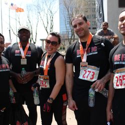 Be Fit - The BE FIT JC team at The City Challenge Race finish line.