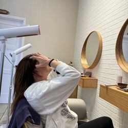 Soulo Head & Scalp Spa - Chinatown - Drying our hair at the end