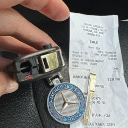 Broken key fob