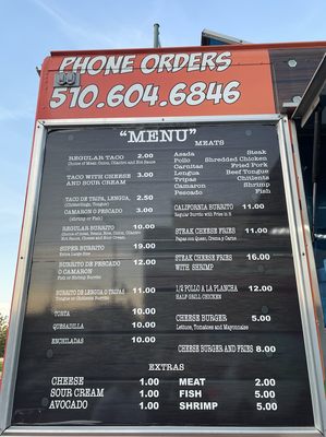 Menu photo 2 Los Compadres Taco Truck Oakland, CA Menu photo 2 Los Compadres Taco Truck Oakland, CA
