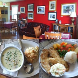 Mo's Cafe - Clam chowder and fish fry - and Internet!