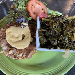 jackfruit sandwich and greens jackfruit sandwich and greens