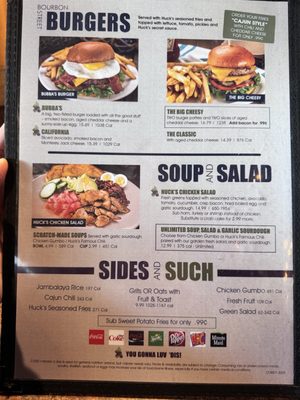 Menu photo 5 Huckleberry's Modesto, CA