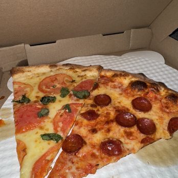 Upper East Slice - Margarita Slice and Pepperoni Slice - Pizza Near Me - Temecula, California
