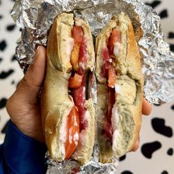 Babes and Buds A Coffee Lounge & Boutique - Bagel sandwich