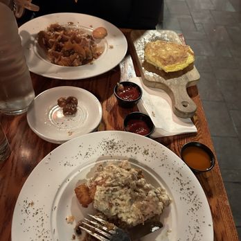 1861 - The biscuits and gravy and peach bourbon pancakes - Gastropubs Near Me - Middletown, Delaware