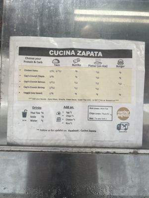 Menu photo 4 Cucina Zapata Philadelphia, PA