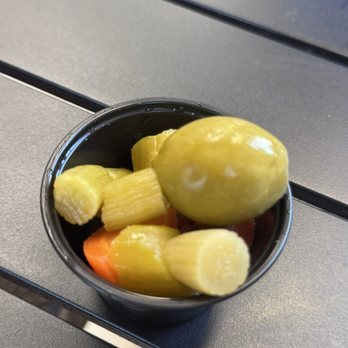 Zaki Mediterranean Grill - Pickled veggies and rare olives. - Salad Near Me - Lexington, Kentucky Zaki Mediterranean Grill - Pickled veggies and rare olives. - Salad Near Me - Lexington, Kentucky