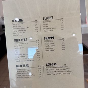 Deluna Dessert Cafe - Drink Menu - Bubble Tea Near Me - Sacramento, California