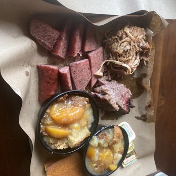 Mission BBQ - Three meats and peach cobbler - Barbeque Near Me - Roanoke, Virginia Mission BBQ - Three meats and peach cobbler - Barbeque Near Me - Roanoke, Virginia