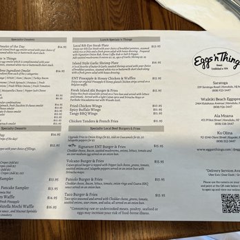 Eggs 'n Things - Breakfast & Brunch Near Me - Honolulu, Hawaii
