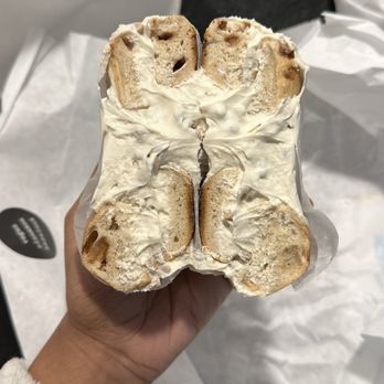 Proper Bagel - Cinnamon raisin bagel with cinnamon cream cheese - Bagels Near Me - Nashville, Tennessee Proper Bagel - Cinnamon raisin bagel with cinnamon cream cheese - Bagels Near Me - Nashville, Tennessee