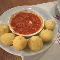 Serratore’s Pasta & Pizza - Fried fresh mozzarella (mozz made in house) with marinara