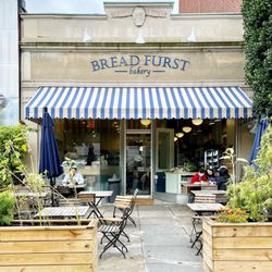 Bread Furst - Outdoor patio in front.