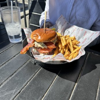 Bubba's 33 - Blackened Bleu Burger* - American Near Me - Peoria, Arizona