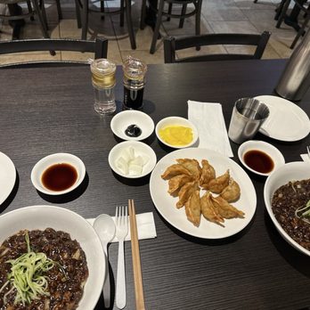 Jin Jin - 짜장면 / Black Bean Noodles  군만두 / Fried Dumplings - Korean Near Me - Las Vegas, Nevada