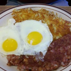 Totem Family Dining - Corned beef hash with 2 eggs and hash brown #12