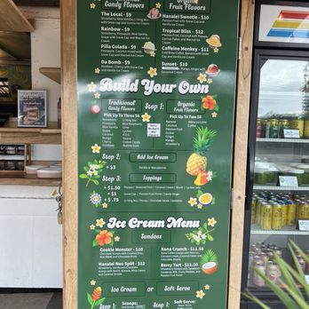 Wishing Well Shave Ice - Yummy menu options - Ice Cream & Frozen Yogurt Near Me - Hanalei, Hawaii Wishing Well Shave Ice - Yummy menu options - Ice Cream & Frozen Yogurt Near Me - Hanalei, Hawaii