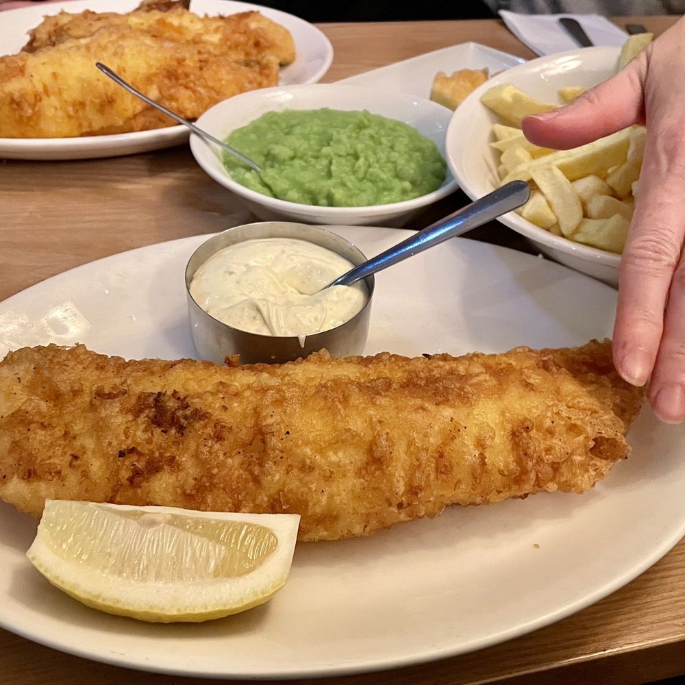 The Golden Hind - The haddock fish ( their most famous) is gigantic. - Fish & Chips Near Me - London, XGL