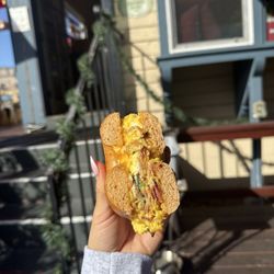 Jennings House Eatery - Jalapeño Bagel Sandwhich