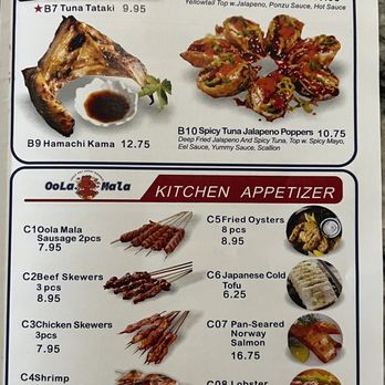 Oola Mala - Menu 9/3/23 - Noodles Near Me - Saint Johns, Florida Oola Mala - Menu 9/3/23 - Noodles Near Me - Saint Johns, Florida