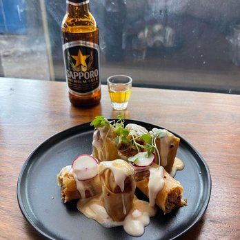 Ramen Wasabi - Pork Belly and Kimchee Spring Roll Small Plate - Ramen Near Me - Chicago, Illinois Ramen Wasabi - Pork Belly and Kimchee Spring Roll Small Plate - Ramen Near Me - Chicago, Illinois