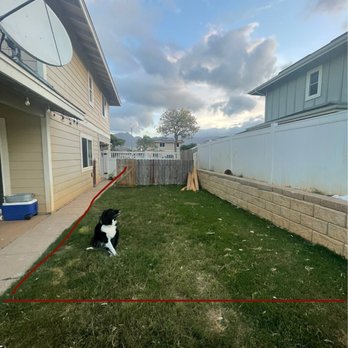 JBL Landscaping Services - Before picture. Uneven lawn. - Landscaping Near Me