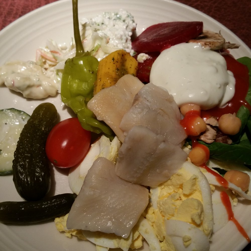 Chicago Speakeasy - Salad bar galore. - New American Near Me - Des Moines, Iowa