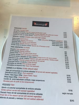 Menu photo 3 Restaurante Patanegra Playa del Carmen, ROO