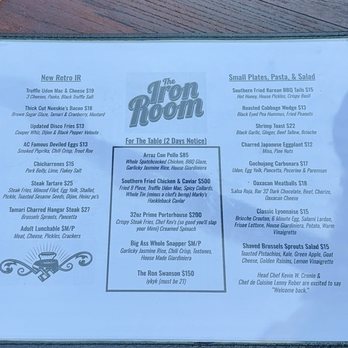 The Iron Room - Tapas/Small Plates Near Me - Atlantic City, New Jersey The Iron Room - Tapas/Small Plates Near Me - Atlantic City, New Jersey