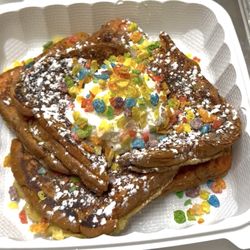 Tantes Local Grindz - Special-Rainbow Bread French Toast After we do our thing.
