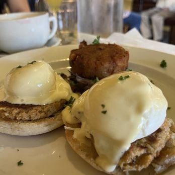 Cafe Monte - CRAB CAKE BENEDICT - French Near Me - Charlotte, North Carolina