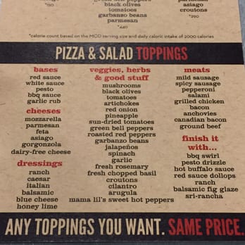 MOD Pizza - Menu - Pizza Near Me - Bellevue, Washington MOD Pizza - Menu - Pizza Near Me - Bellevue, Washington