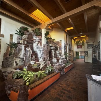 El Pinto - The majestic fountain at the entrance - New Mexican Cuisine Near Me - Albuquerque, New Mexico