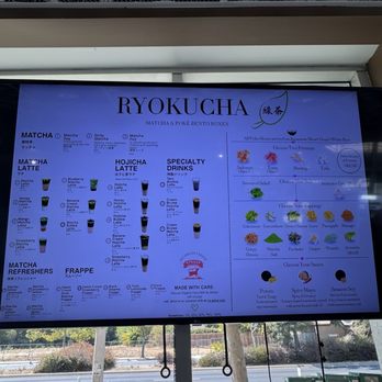 Ryokucha Cafe - Full menu including poke (9/2025) - Ice Cream & Frozen Yogurt Near Me - Palo Alto, California Ryokucha Cafe - Full menu including poke (9/2025) - Ice Cream & Frozen Yogurt Near Me - Palo Alto, California